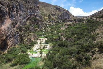 Fototapeta na wymiar Millpu Ayacucho Peru