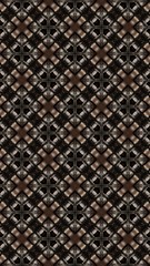 Seamless Pattern (Triangle shapes, White Star Light on Blue Textile, Wooden Pattern)