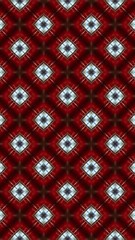 Seamless Pattern (Triangle shapes, White Star Light on Blue Textile, Wooden Pattern)