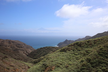 le Teide vu de l’île de La Gomera (Les canaries)