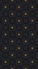 Seamless Pattern (Triangle shapes, White Star Light on Blue Textile, Wooden Pattern)