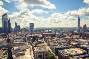 Fototapeta premium City of London view, business, banking and office area. London, UK 