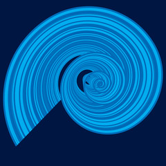 Colored Vector Spiral Pattern or Texture