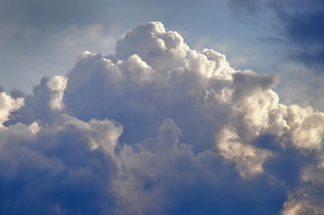 blue sky with clouds