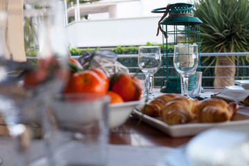 tangerines and croissants
