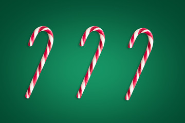 candy cane at christmas time