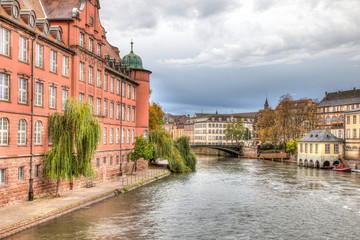 Obraz premium Canal in Strasbourg, France