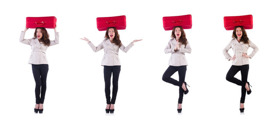 Young woman preparing for vacation