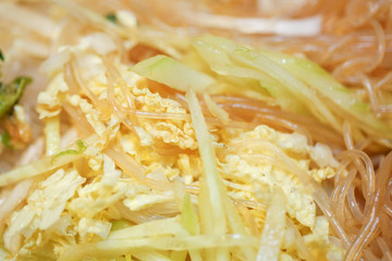 Chinese cold dishes of cucumber, vermicelli and cabbage - Image