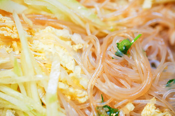 Chinese cold dishes of cucumber, vermicelli and cabbage - Image