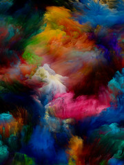 Obraz na płótnie Canvas Unfolding of Virtual Color