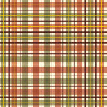 Thanksgiving/ Fall Plaid In Vector Format.