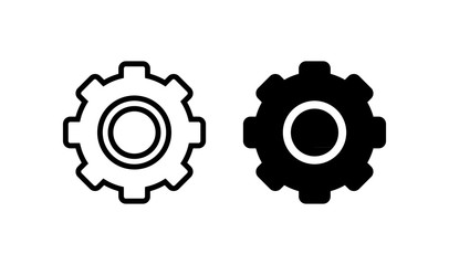 Settings Work Tool Icon Symbol Vector