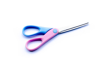 Scissors isolated, Scissors stainless steel on white background