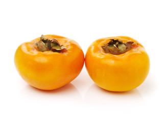 persimmon on a white background 