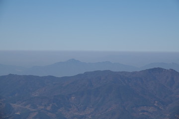 Fototapeta premium The mountain at the winter