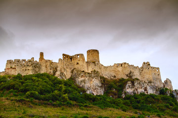 Fototapeta na wymiar Spissky hrad. The Spis Castle in Central Europe Slovakia.