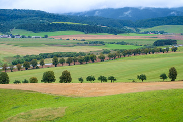 Fototapeta na wymiar Slovakia spring countryside