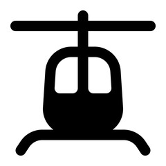chopper glyph icon vector