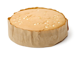 bread on white background