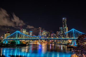 Fototapeta na wymiar 20191029 Story Bridge at night