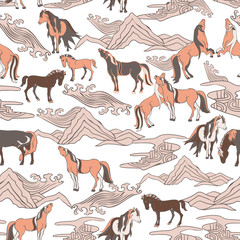 Seamless pattern illustration.