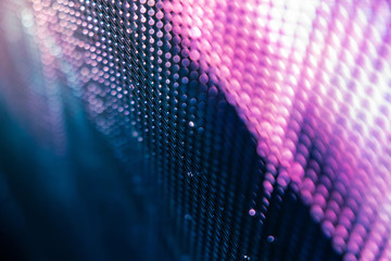 CloseUp LED blurred screen. LED soft focus background. abstract background ideal for design.