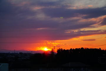 Obraz premium 夕焼け