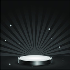 Modern Black Circus Prize Background