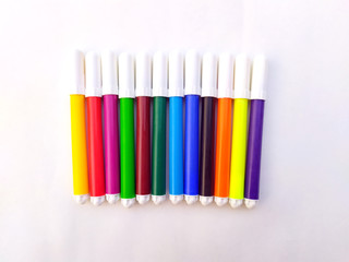 Obraz premium multi color marker isolated on white background