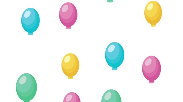 colors balloons helium floating