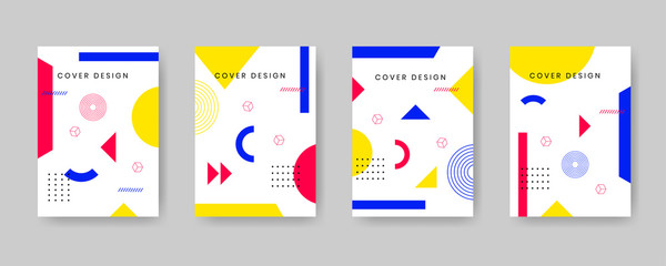 Minimal covers design. Modern background with abstract style for design template. Cool backgrounds for use element placards, banners, flyers, posters etc. Future geometric patterns. Eps10 vector.