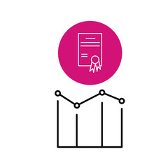 Set of simple icons with certificate and schedule