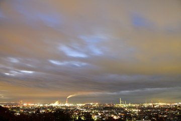 工場夜景