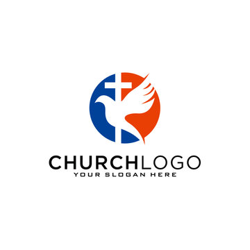 Church vector logo symbol graphic abstract template