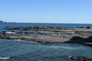 coastline cape siono in summer