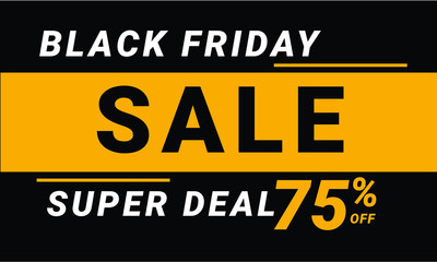 Black Friday Super Deal Flyer 