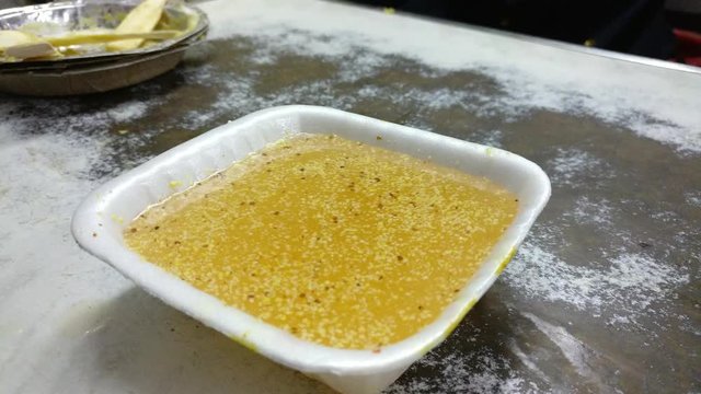 Kanji Vada Drink In A White Disposable Bowl At A Street Food Vendor In Jaipur