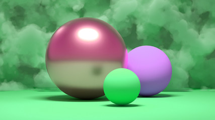 Elegant minimalism geometry background. 3d illustration, 3d rendering.