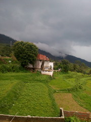 Fototapeta premium edge of the mountain