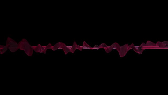 abstract red wawes background