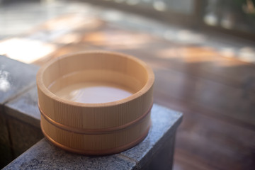 日本の温泉　和風イメージ