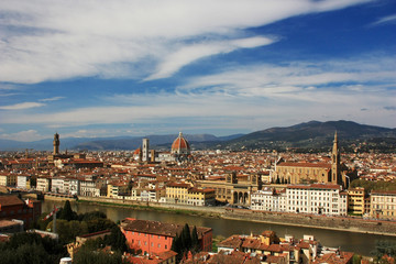 Fototapeta premium Panorama of the city of Florence, Italy