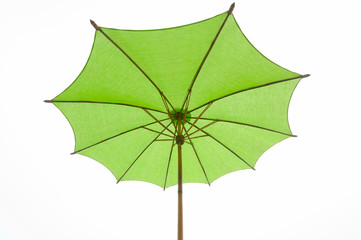 green umbrella with with backgroung