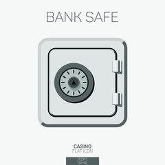 Bank safe icon
