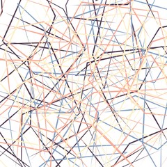 Abstract fractal background with various color lines. illustration technology.