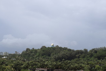 landscape with clouds