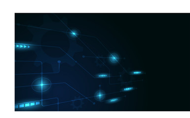 Abstract Digital Technology Cycle background.Business growth transformation Successful financial.