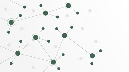 Abstract geometric  lines and dots.Simple technology graphic background.Illustration Vector design Network and Connection concept.