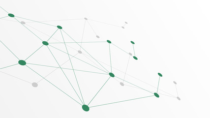 Abstract geometric  lines and dots.Simple technology graphic background.Illustration Vector design Network and Connection concept.